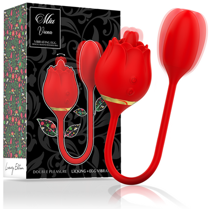 Mia Vienna Double Pleasure Licking + Vibrating Egg | Niks.fi verkkokauppa