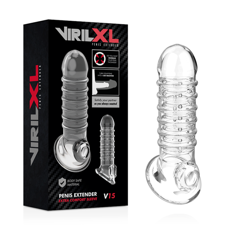 Virilxl Penis Extension And Sheath V15 Transparent | Niks.fi verkkokauppa
