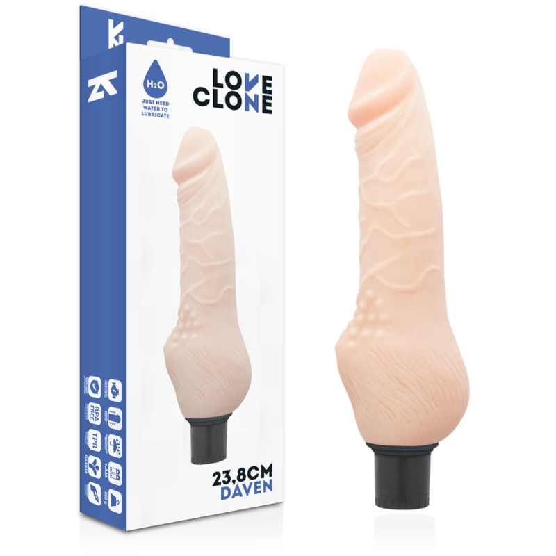 Loveclone Daven Self Lubrication Realistic 23.8 Cm O- 3.8 Cm | Niks.fi verkkokauppa
