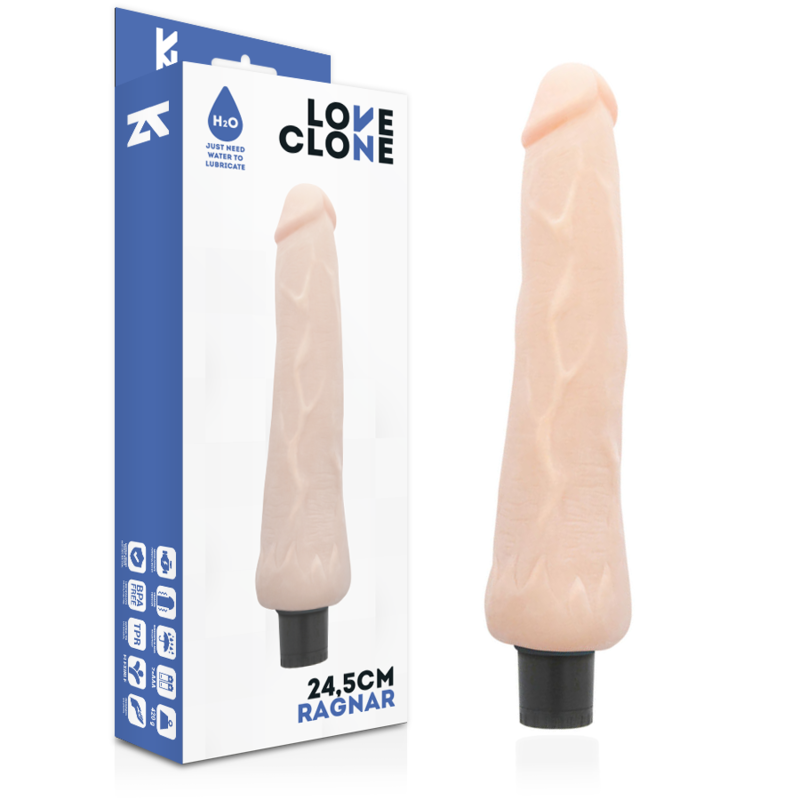Loveclone Ragnar Self Lubrication Vibrator 24.5 Cm O- 3.5 Cm | Niks.fi verkkokauppa