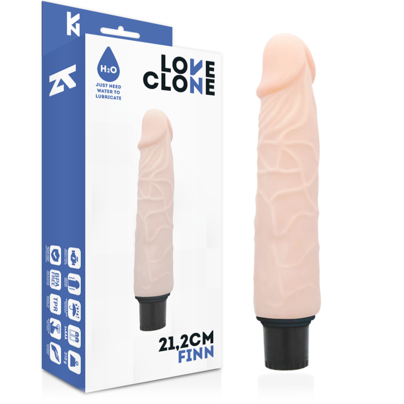 Loveclone Finn Self Lubrication Vibrator 21.2 Cm O- 3.8 Cm | Niks.fi verkkokauppa