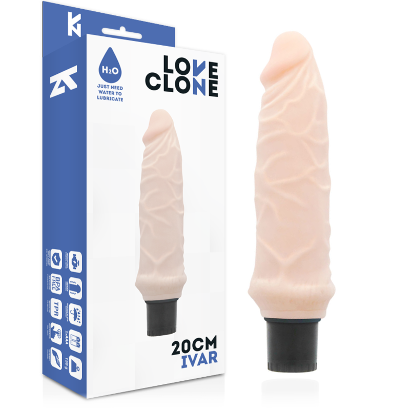 Loveclone Ivar Self Lubrication Vibrator 20 Cm O- 3.7 Cm | Niks.fi verkkokauppa