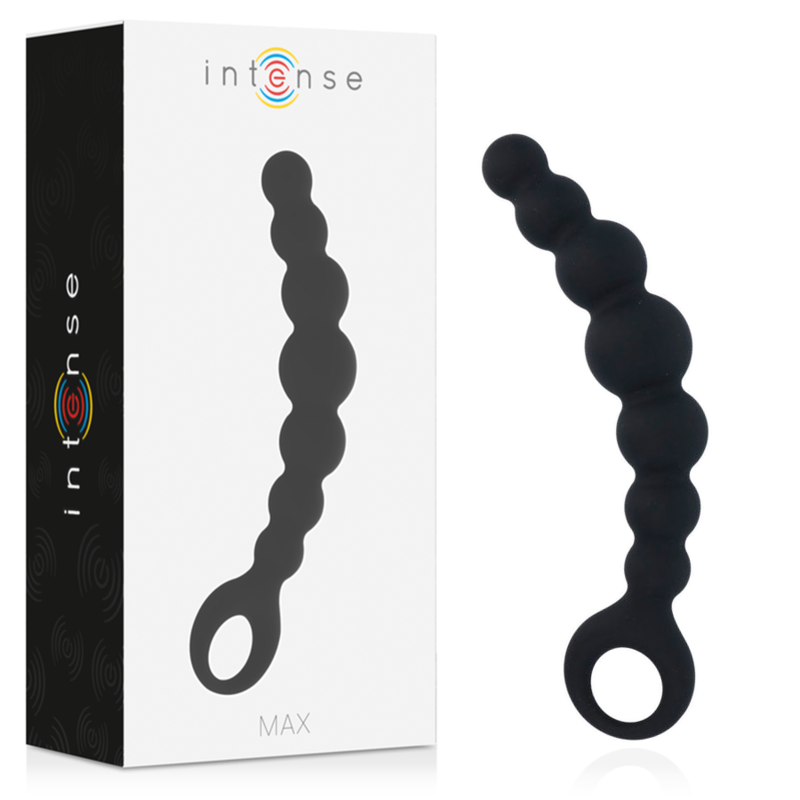 Intense Anal Beads Max Black | Niks.fi verkkokauppa