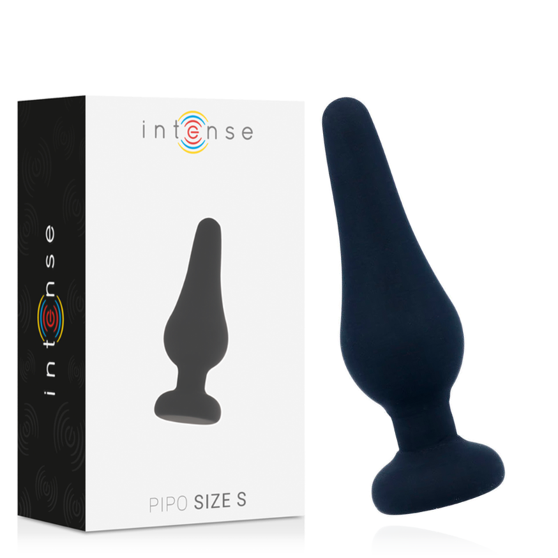 Intense Anal Plug Pipo S Black Silicone 9.8 Cm | Niks.fi verkkokauppa