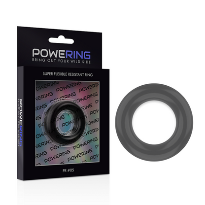 Powering Super Flexible And Resistant Penis Ring 4.8Cm Pr05 Black | Niks.fi verkkokauppa