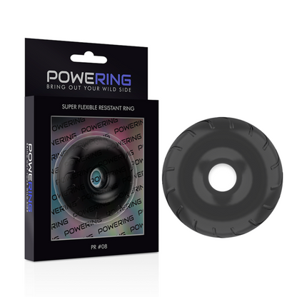 Powering Super Flexible And Resistant Penis Ring 5Cm Pr08 Black | Niks.fi verkkokauppa