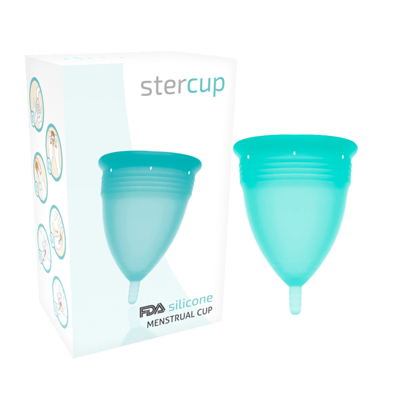 Stercup Fda Silicone Menstrual Cup Size S Aquamarine | Niks.fi verkkokauppa