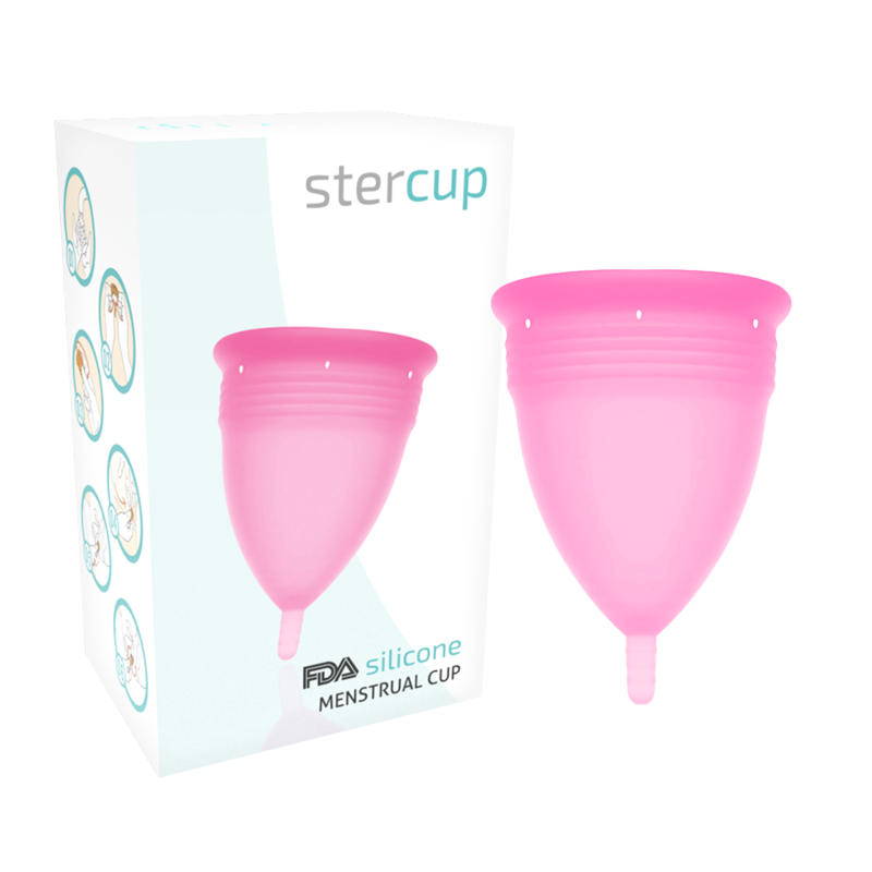 Stercup Fda Silicone Menstrual Cup Size L Pink | Niks.fi verkkokauppa