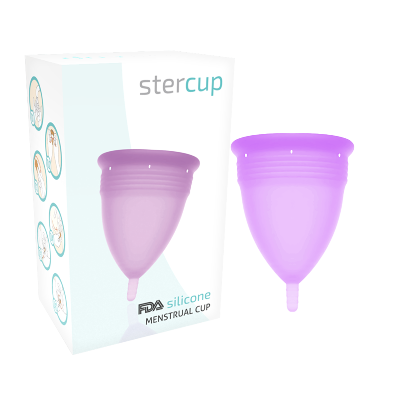 Stercup Fda Silicone Menstrual Cup Size S Lilac | Niks.fi verkkokauppa
