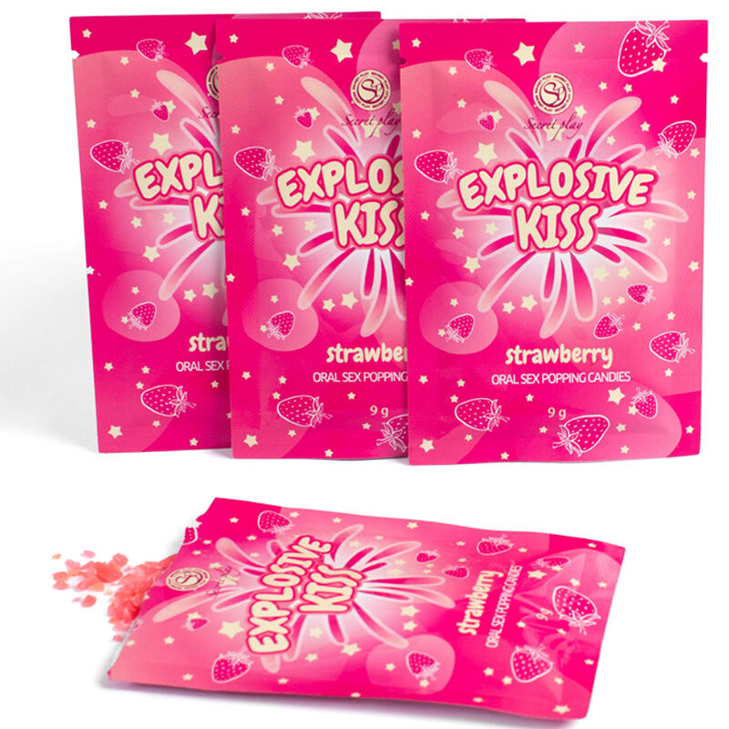 Secretplay Strawberry Explosive Candies | Niks.fi verkkokauppa