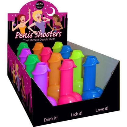 Kheper Games Neon Shots Form Penis 1 Unit (Random Color) | Niks.fi verkkokauppa