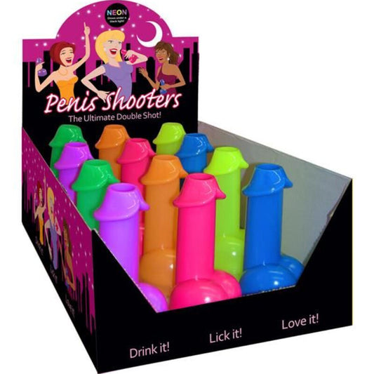 Kheper Games Neon Shots Form Penis 1 Unit (Random Color) | Niks.fi verkkokauppa