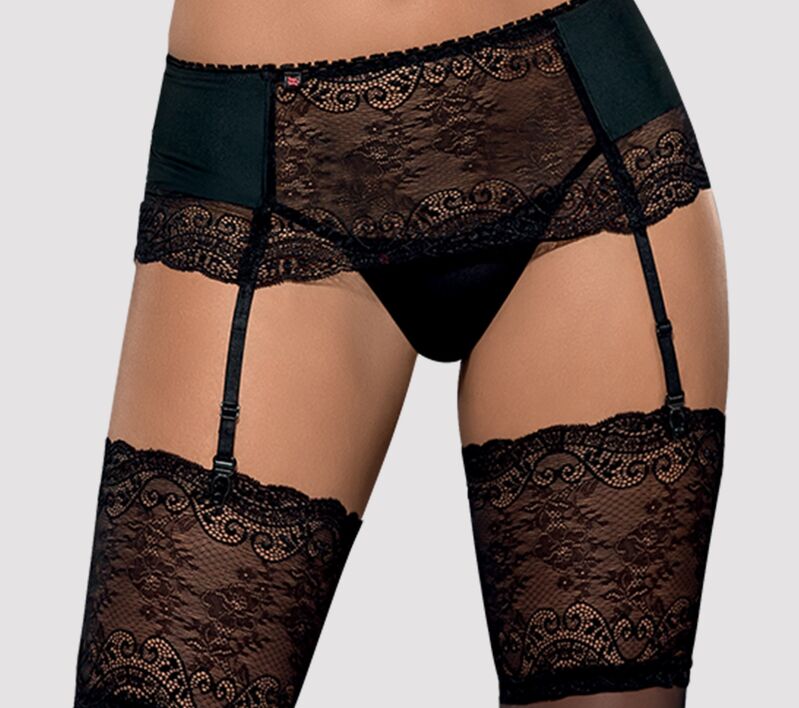 Obsessive Miamor Garter Belt S/M | Niks.fi verkkokauppa