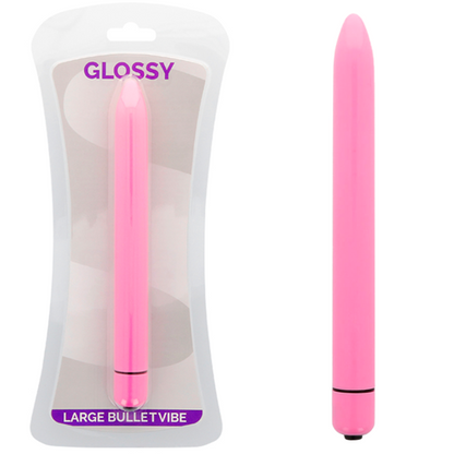 Glossy Slim Vibrator Deep Rose | Niks.fi verkkokauppa