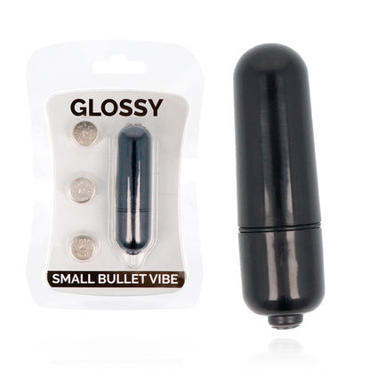 Glossy Small Bullet Vibe Black | Niks.fi verkkokauppa