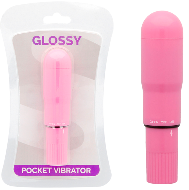 Glossy Pocket Vibrator Deep Rose | Niks.fi verkkokauppa