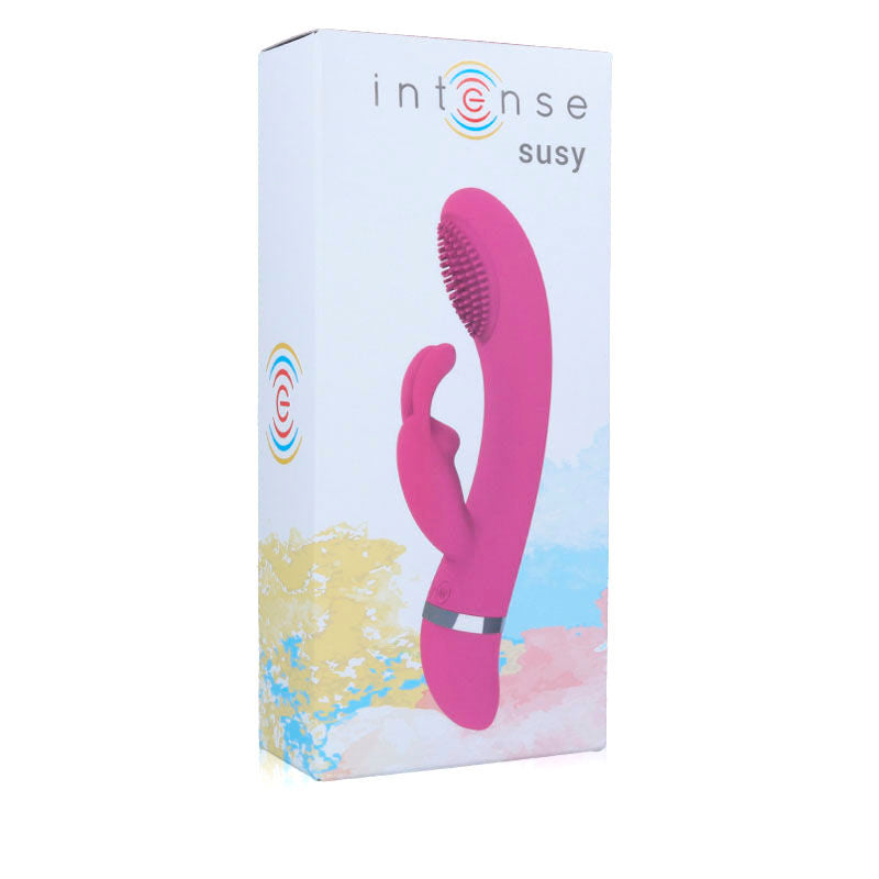 Susy Oscillating Vibraattori Silikoni Rabbit - Pinkki | Niks.fi verkkokauppa