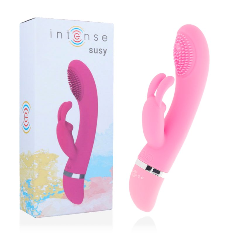 Susy Oscillating Vibraattori Silikoni Rabbit - Pinkki | Niks.fi verkkokauppa