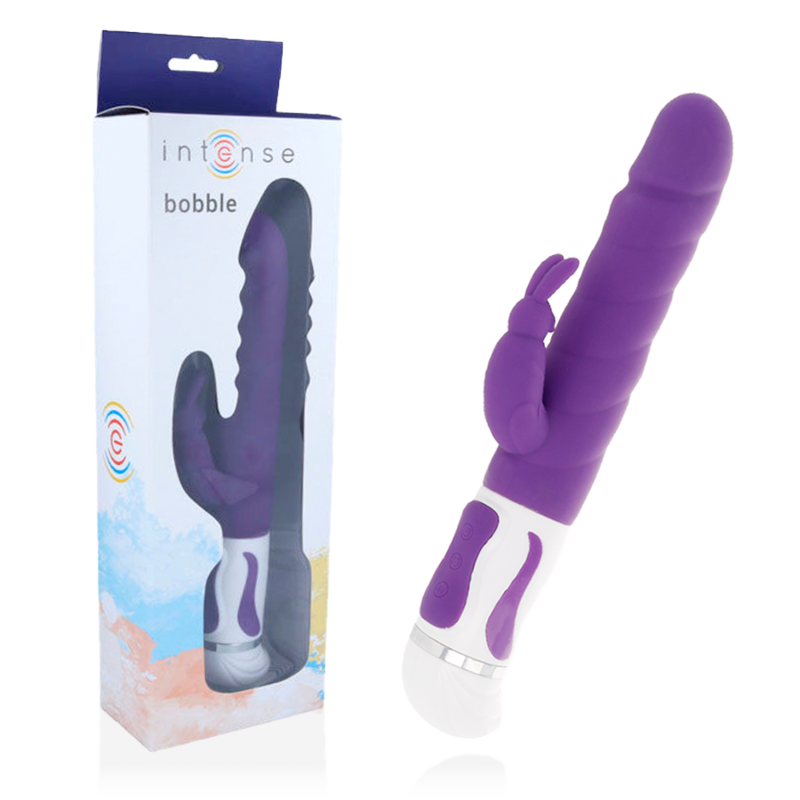 Intense Bobble Vibrator Rotator Lilac Silicone | Niks.fi verkkokauppa