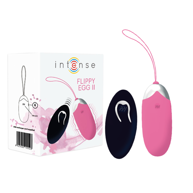 Intense Flippy Ii Vibrating Egg With Remote Control Pink | Niks.fi verkkokauppa