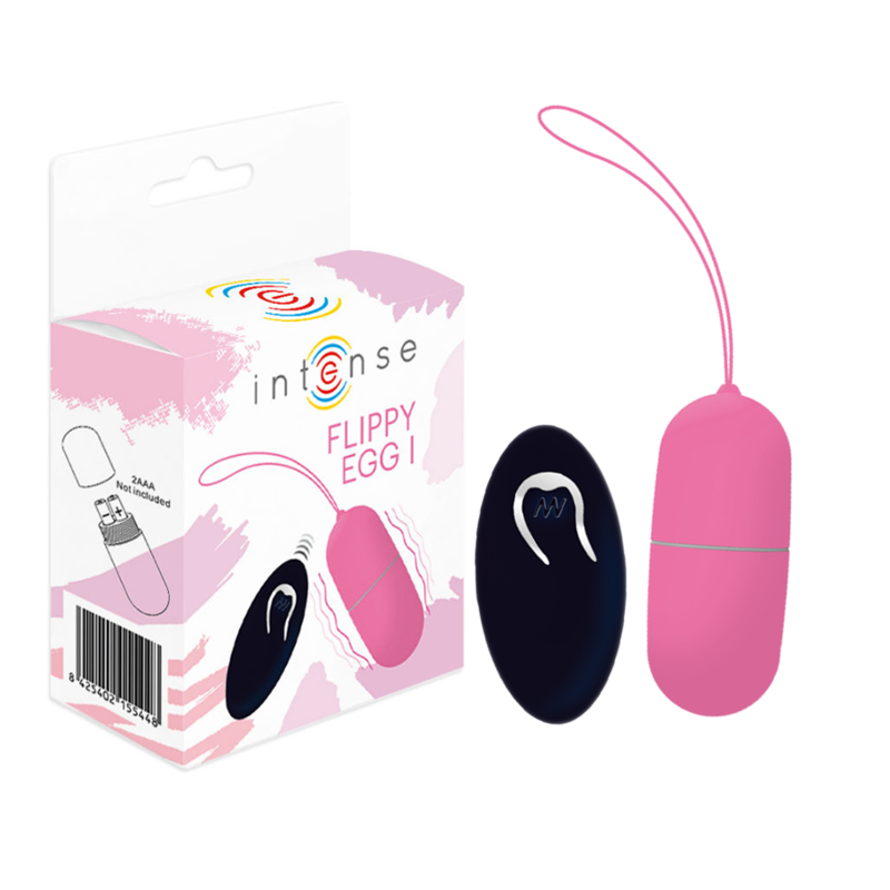 Intense Flippy I Vibrating Egg With Remote Control Pink | Niks.fi verkkokauppa