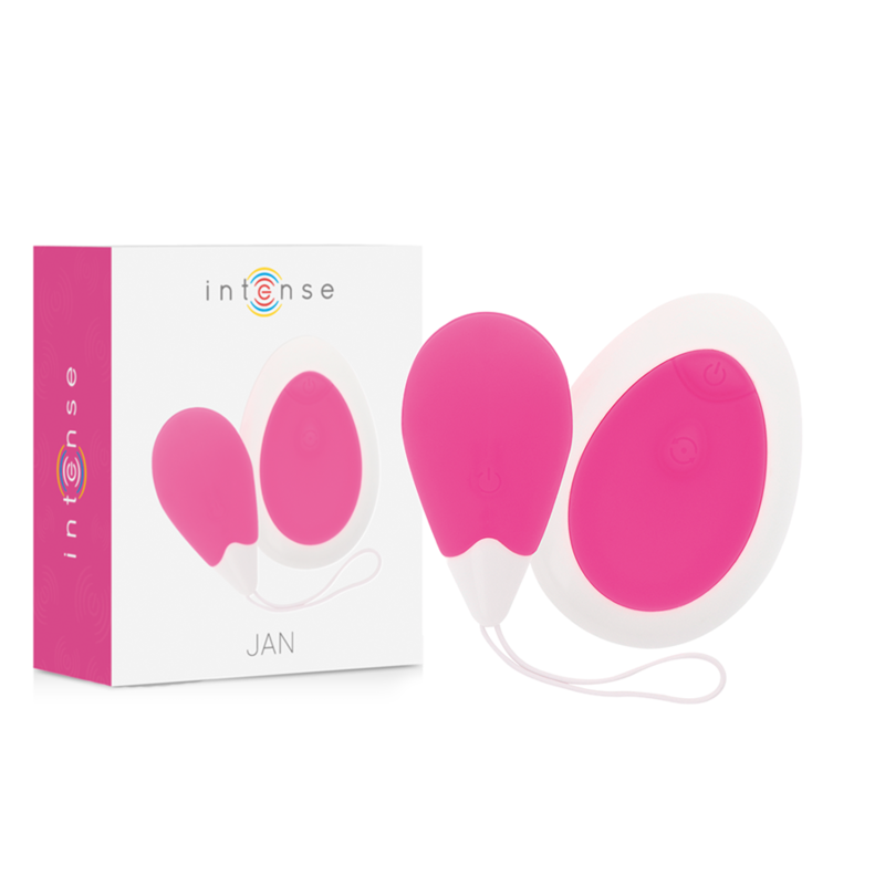 Intense Jan Egg Vibrator Remote Control Pink | Niks.fi verkkokauppa