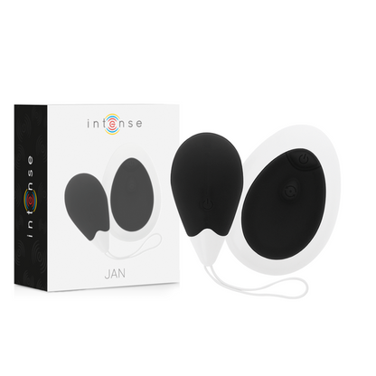 Intense Jan Vibrating Egg Remote Control Black | Niks.fi verkkokauppa