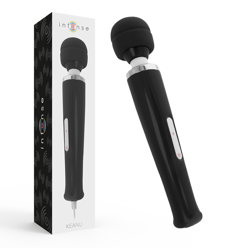 Intense Keanu Wand Black Massager | Niks.fi verkkokauppa