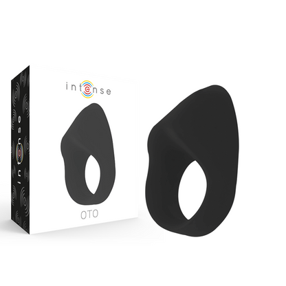 Intense Oto Black Rechargeable Vibrator Ring | Niks.fi verkkokauppa