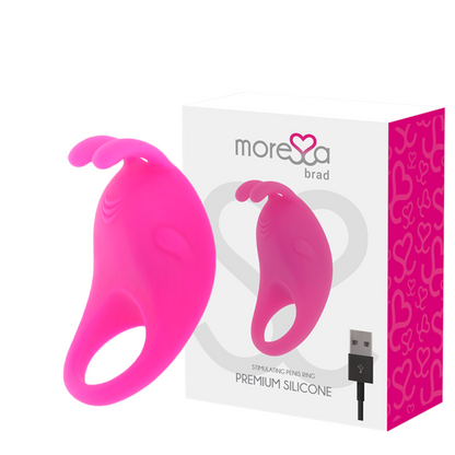 Moressa Brad Premium Silicone Rechargeable Pink | Niks.fi verkkokauppa