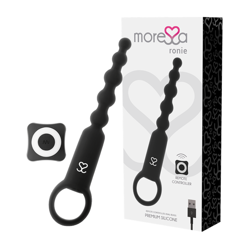 Moressa Ronie Remote Control Black Anal Pleasure | Niks.fi verkkokauppa