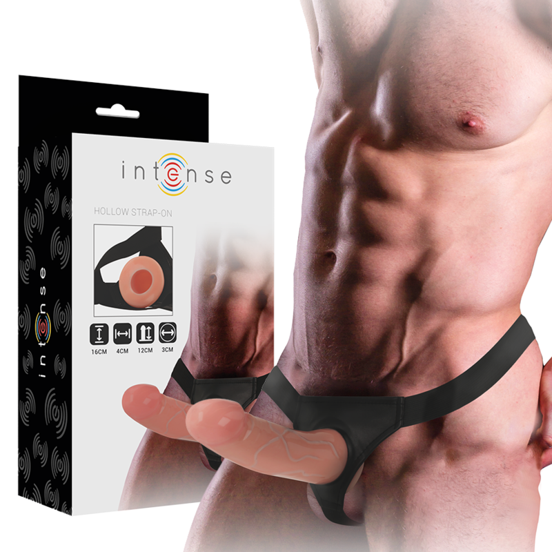 Intense Hollow Harness With Dildo 16 X 3 Cm | Niks.fi verkkokauppa
