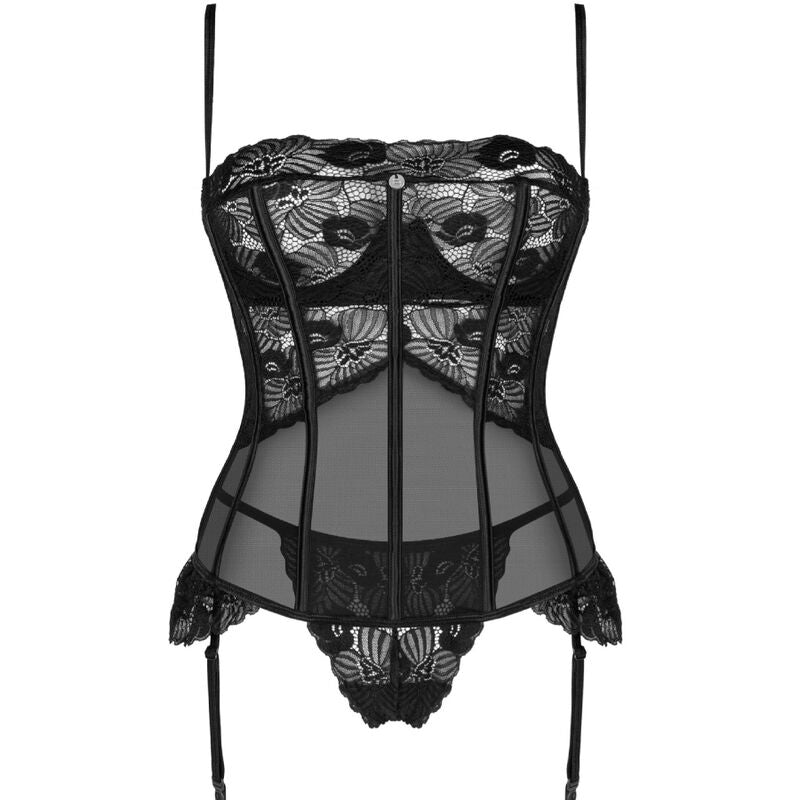 Obsessive Serena Love Corset & Thong Xs/S | Niks.fi verkkokauppa