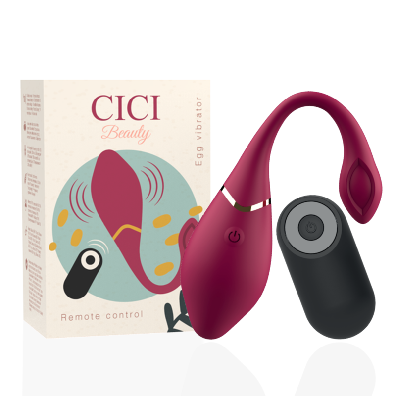 Cici Beauty Premium Silicone Egg Vibrator Remote Control | Niks.fi verkkokauppa