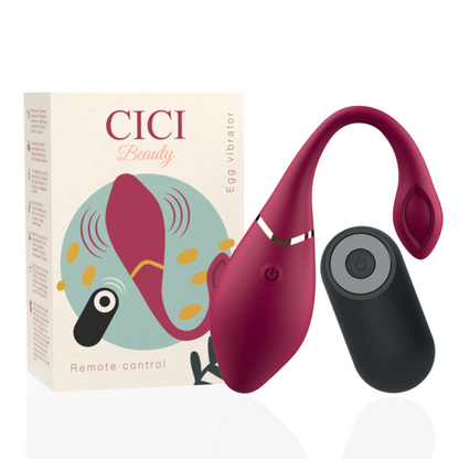 Cici Beauty Premium Silicone Egg Vibrator Remote Control | Niks.fi verkkokauppa