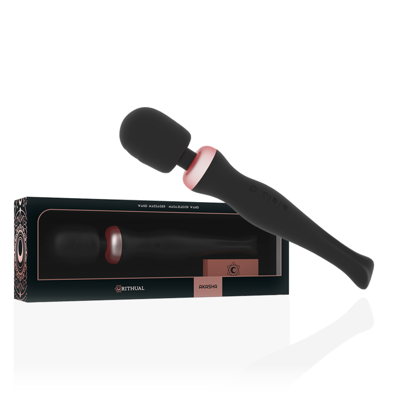 Rithual Powerful Rechargeable Akasha Wand 2.0 Black | Niks.fi verkkokauppa