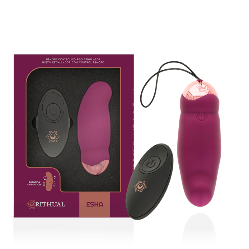 Rithual Esha Egg Remote Control System Rotation + Vibration | Niks.fi verkkokauppa
