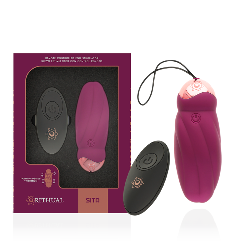 Rithual Sita Egg Remote Control Bead Rotation + Vibration | Niks.fi verkkokauppa