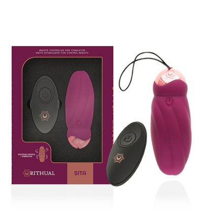 Rithual Sita Egg Remote Control Bead Rotation + Vibration | Niks.fi verkkokauppa