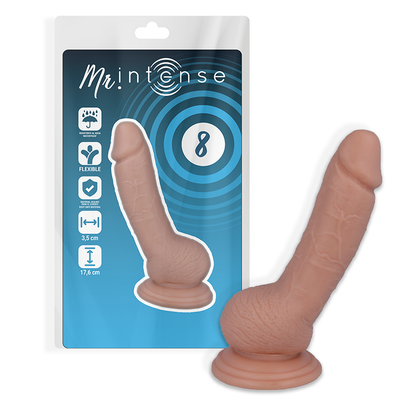 Mr Intense 8 Realistic Cock 17.6 Cm -O 3.5 Cm | Niks.fi verkkokauppa