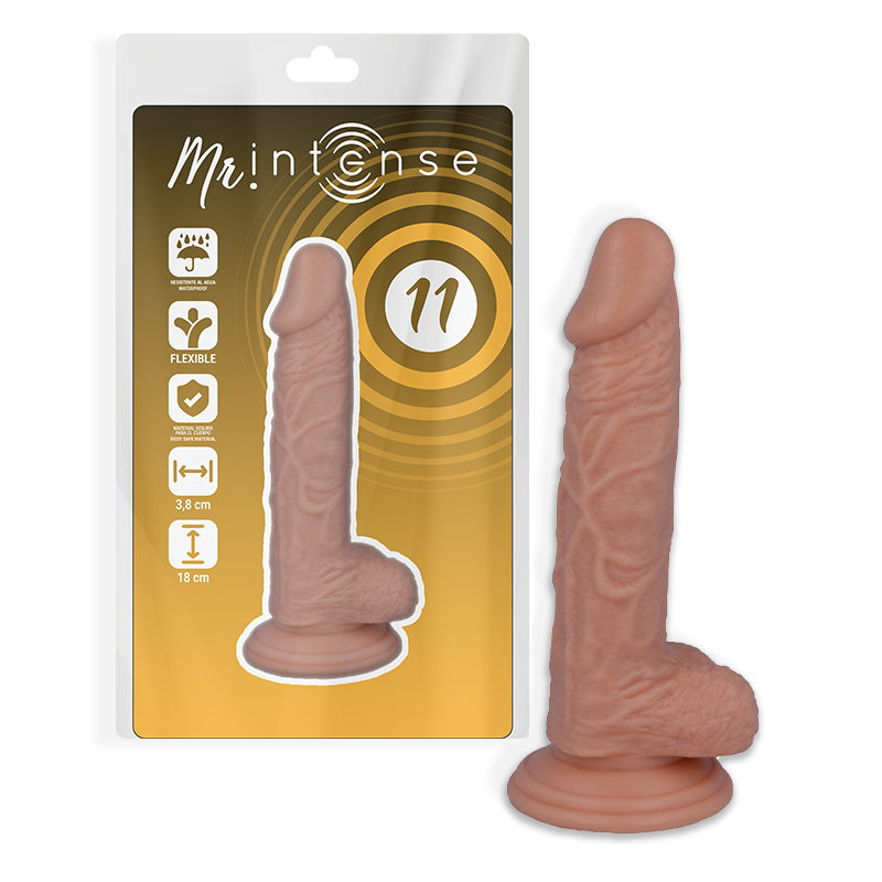 Mr Intense 11 Realistic Cock 18 Cm -O 3.8 Cm | Niks.fi verkkokauppa