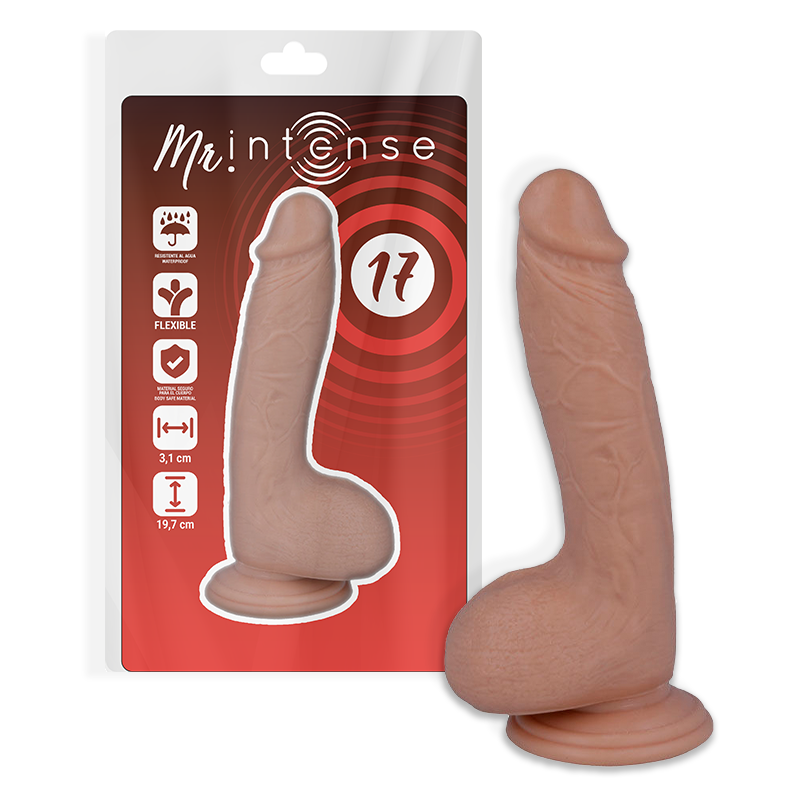 Mr Intense 17 Realistic Cock 19.7 Cm -O 4.1 Cm | Niks.fi verkkokauppa