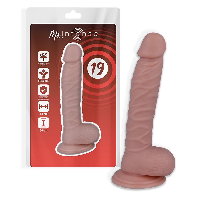 Mr Intense 19 Realistic Cock 20 Cm -O 3.1 Cm | Niks.fi verkkokauppa