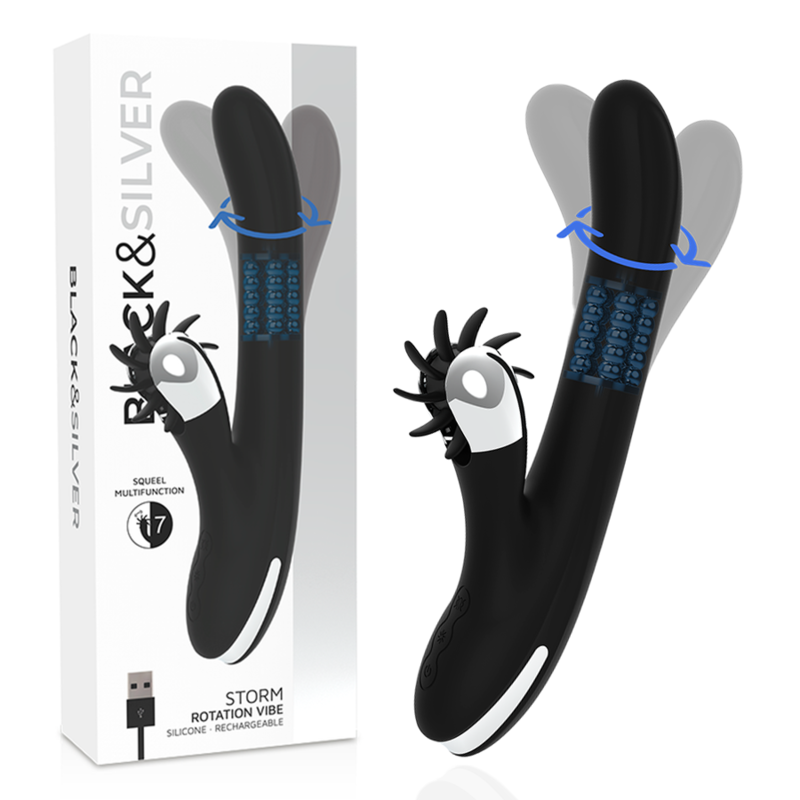 Black&Silver Bunny Storm Rotation Vibe | Niks.fi verkkokauppa