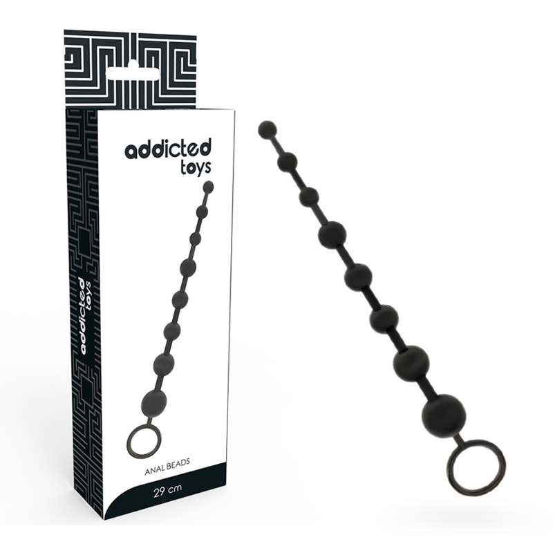 Addicted Toys Anal Beads 29 Cm Black | Niks.fi verkkokauppa