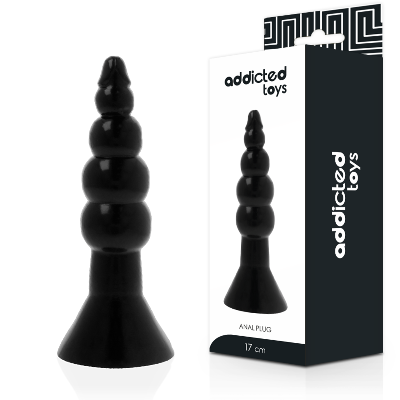 Addicted Toys Anal Plug 17 Cm Black | Niks.fi verkkokauppa