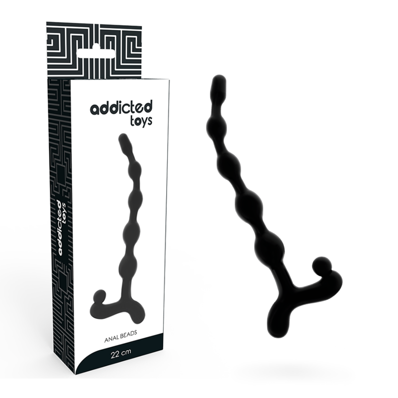 Addicted Toys Anal Balls 22 Cm Black | Niks.fi verkkokauppa
