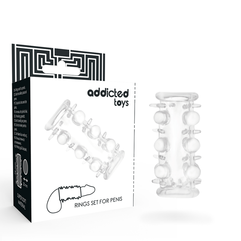 Addicted Toys Penis Sleeve Clear | Niks.fi verkkokauppa