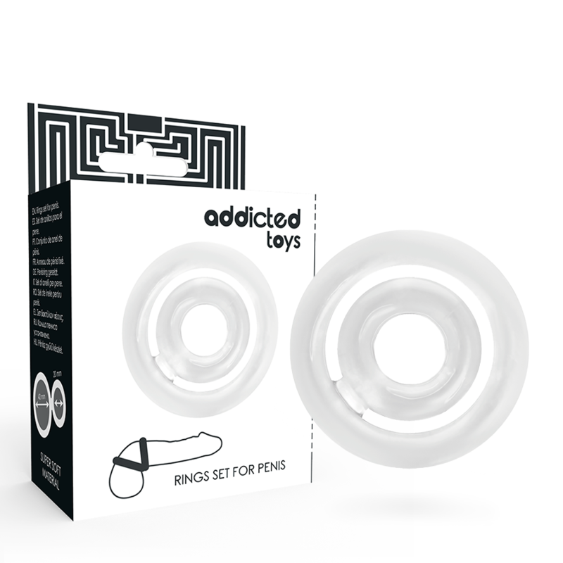 Addicted Toys Potenz C-Ring Penis Clear | Niks.fi verkkokauppa