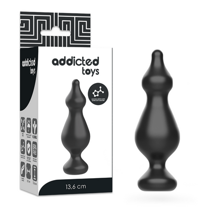 Addicted Toys Anal Sexual Plug 13.6 Cm Black | Niks.fi verkkokauppa